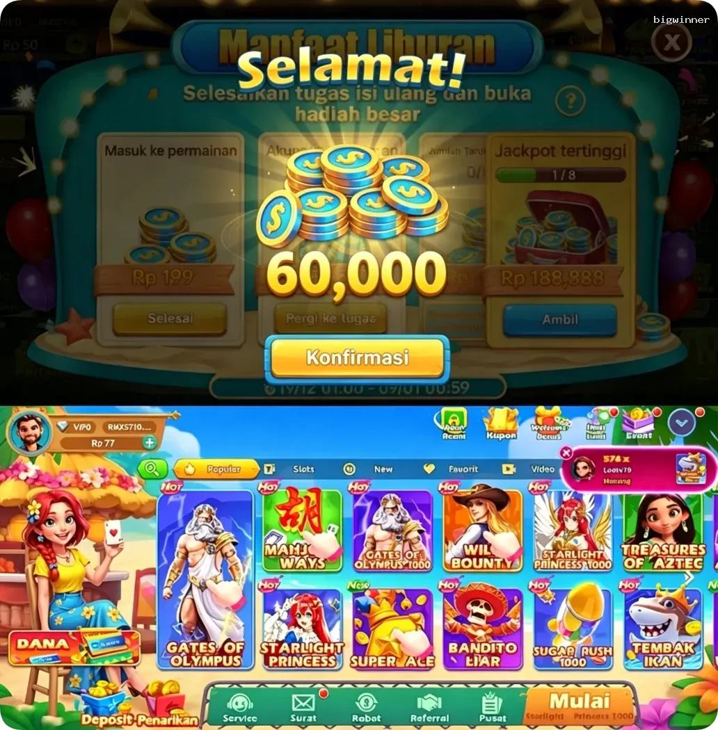 bigwinner Masuk - bigwinner Resmi